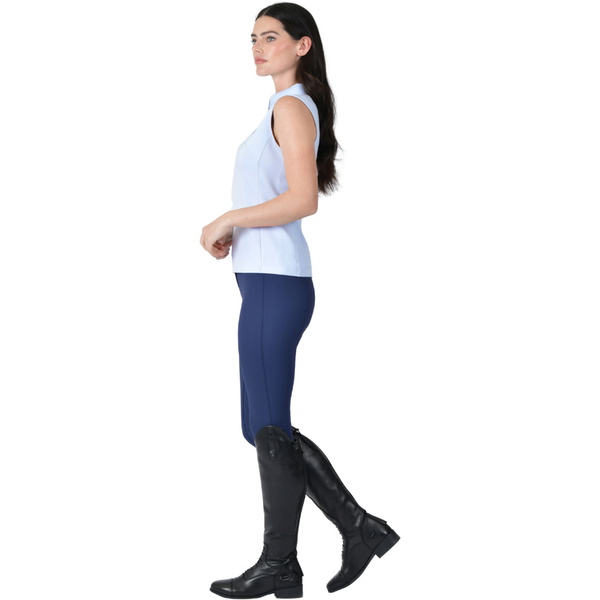 2026 WeatherBeeta Mujer 37.5 Manga Corta Polo Camiseta 1029992 - Mist Blue
